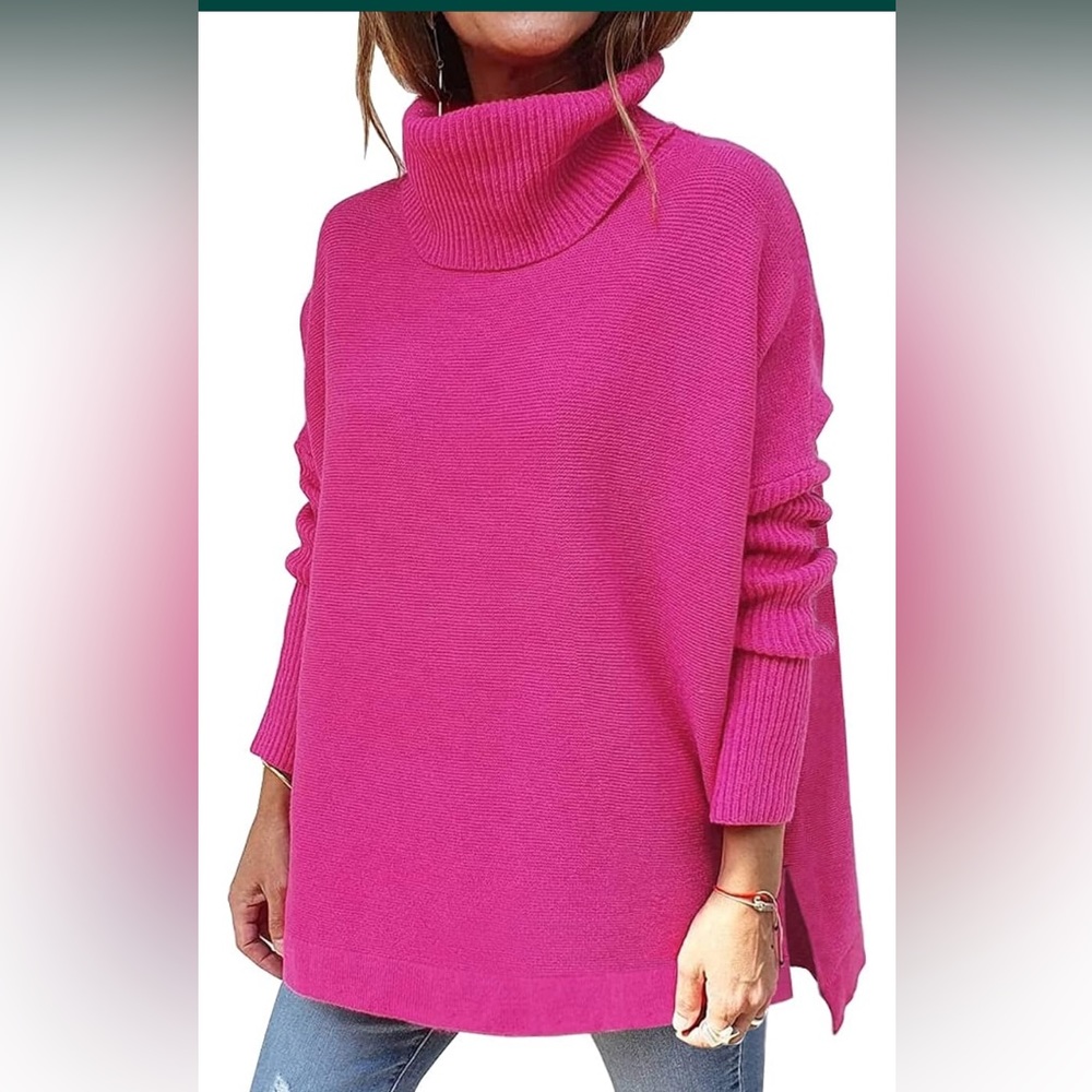 Amazon Women's Turtleneck Oversized Sweater
